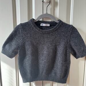 Zara Charcoal Knit Sweater